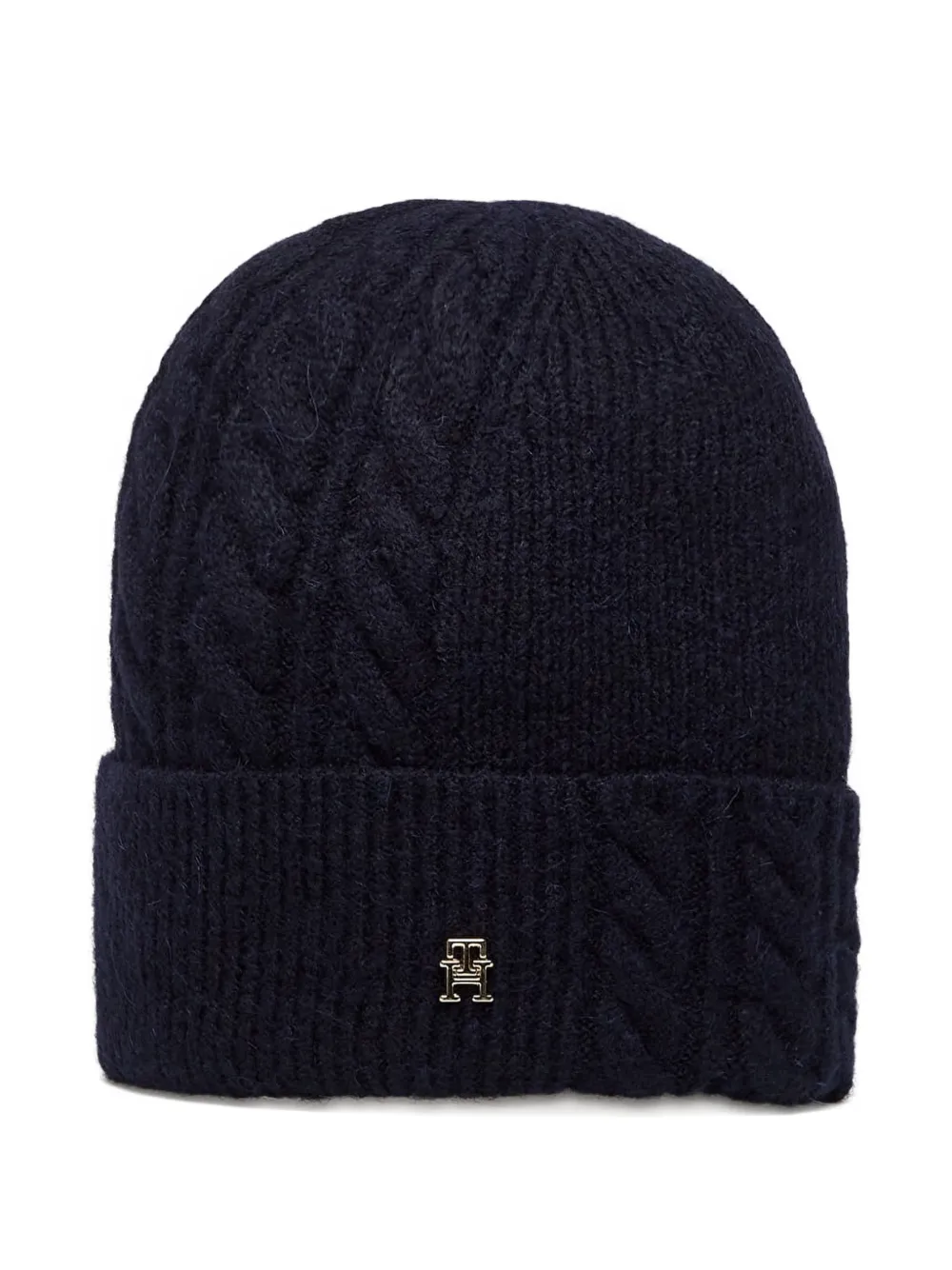 Tommy Hilfiger cable-knit beanie - Blu