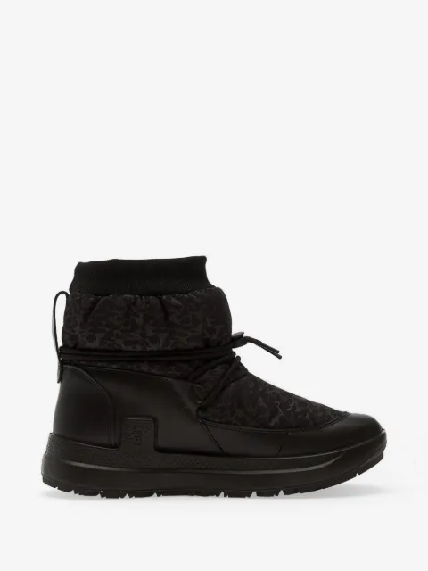 ECCO Solice leopard-print drawstring boots
