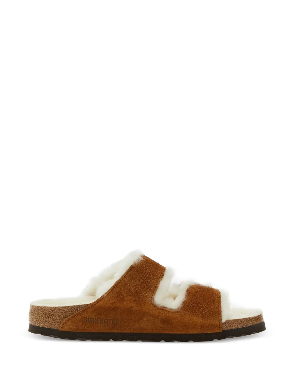 Birkenstock Arizona shearling sandals - Marrone