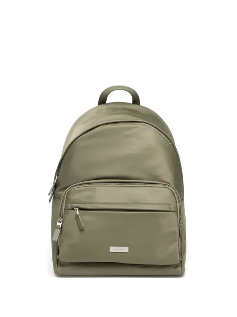 Calvin Klein logo-plaque front-pocket backpack