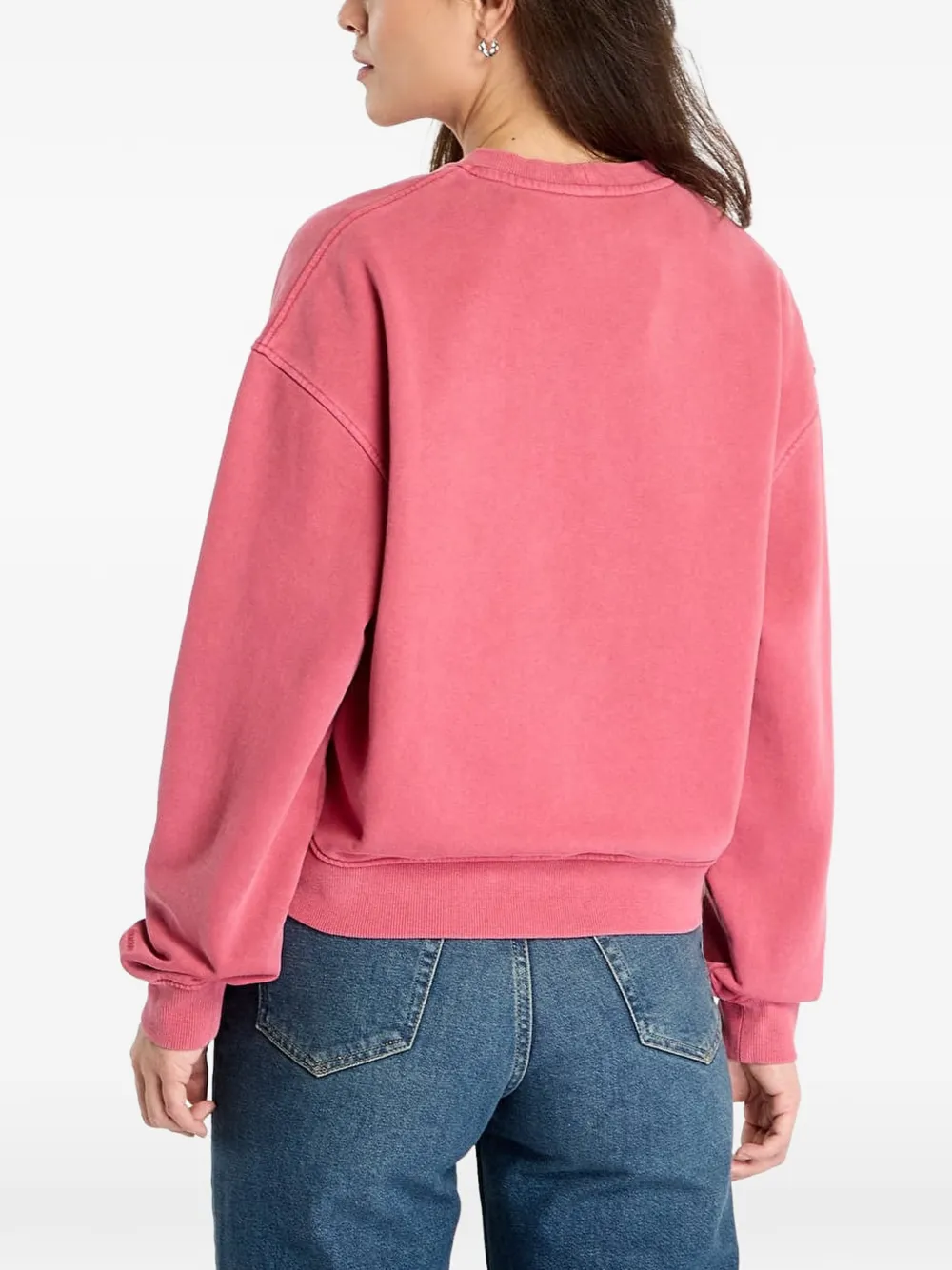 Samsoe & Samsoe Savan Drop-shoulder Sweatshirt In Pink