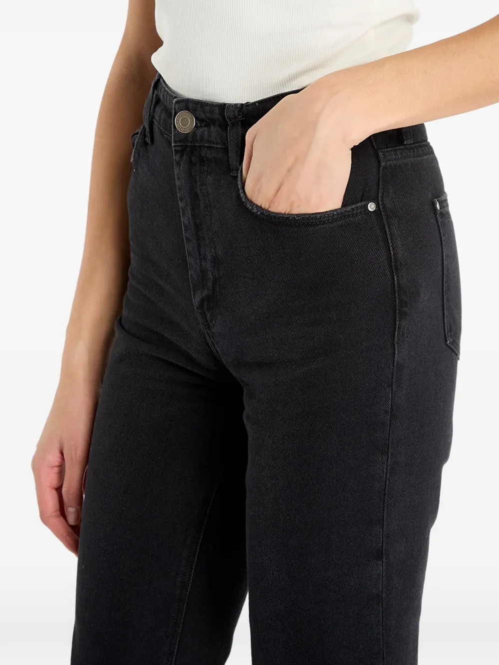 GUESS USA Jeans met logopatch Zwart