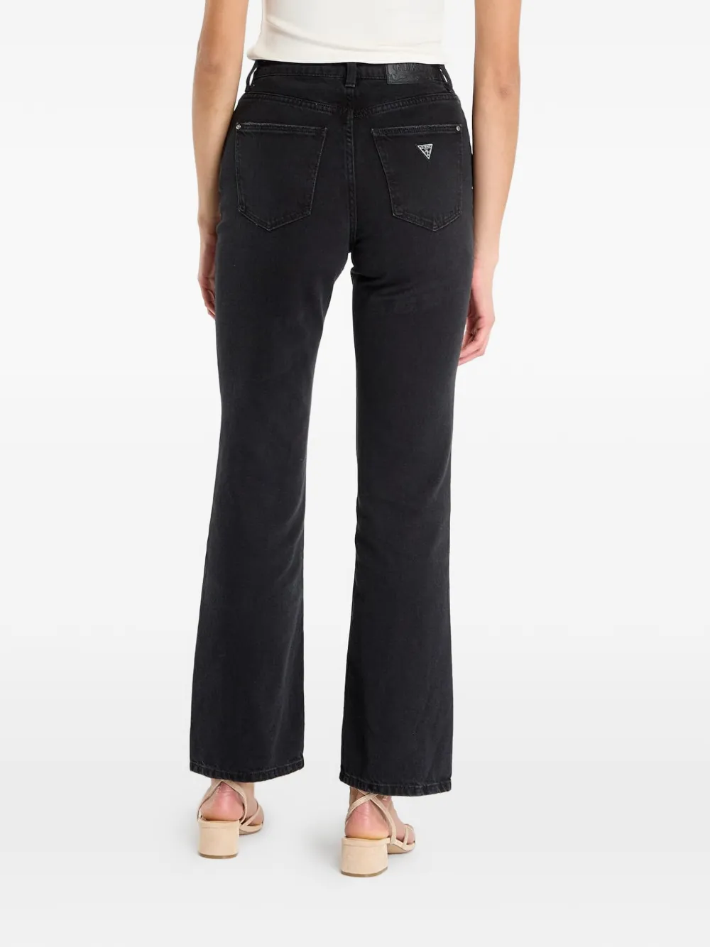 GUESS USA Jeans met logopatch Zwart