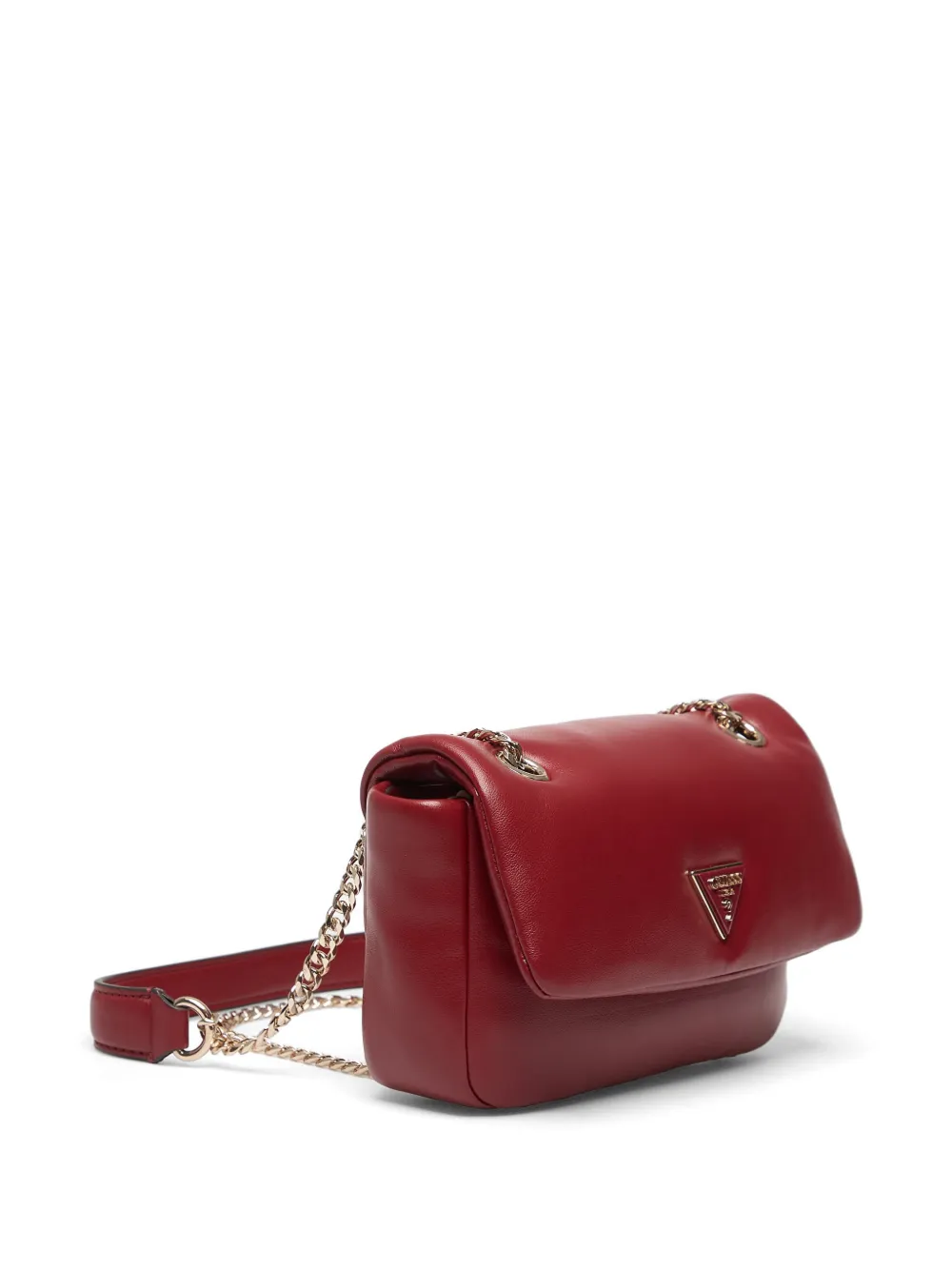 GUESS USA Sunetra schoudertas met logoplakkaat Rood