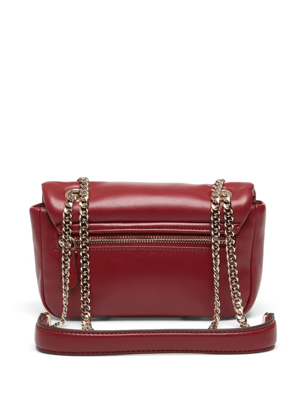 GUESS USA Sunetra schoudertas met logoplakkaat Rood