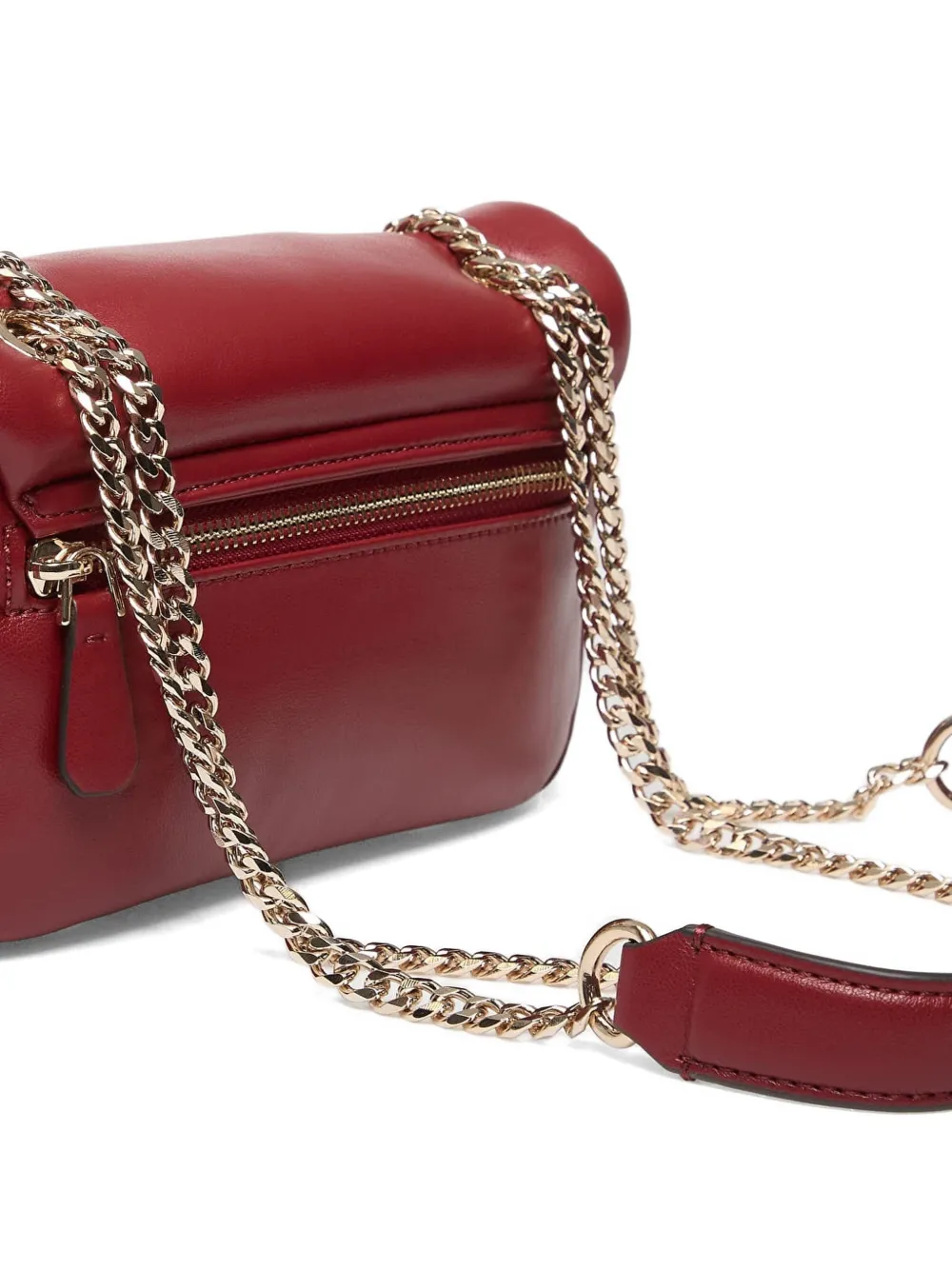 GUESS USA Sunetra schoudertas met logoplakkaat Rood