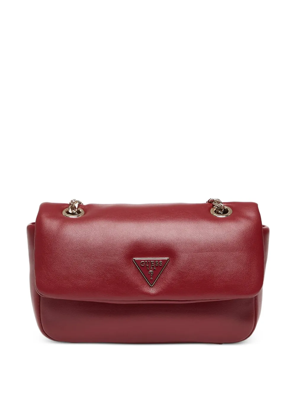GUESS USA Borsa a spalla Sunetra con placca logo - Rosso