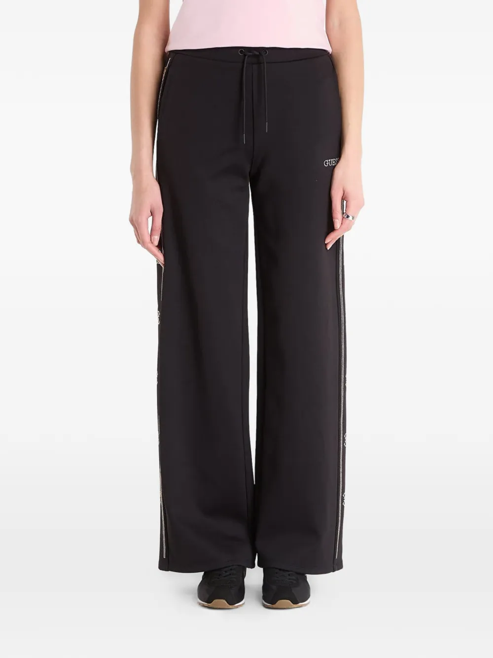GUESS USA logo-embellished track pants - Nero