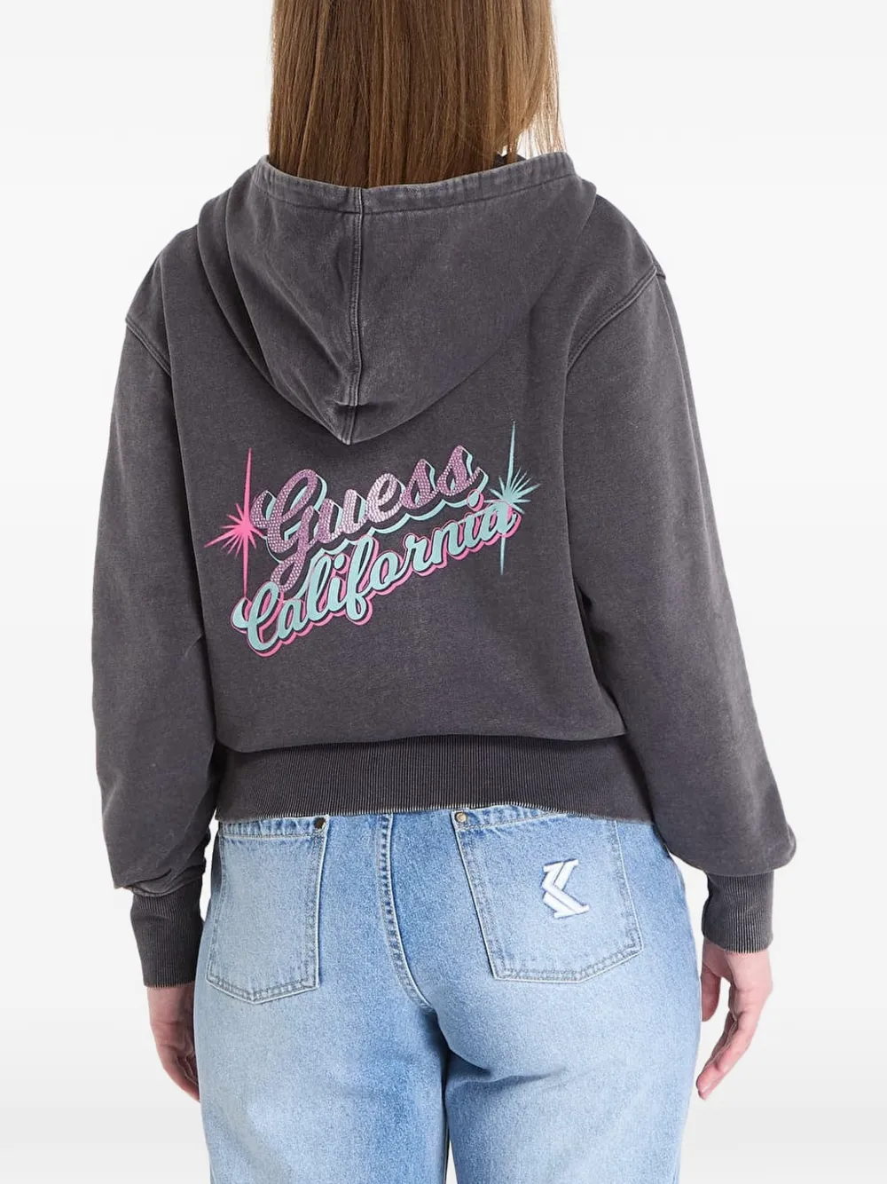 GUESS USA Jack met capuchon Zwart