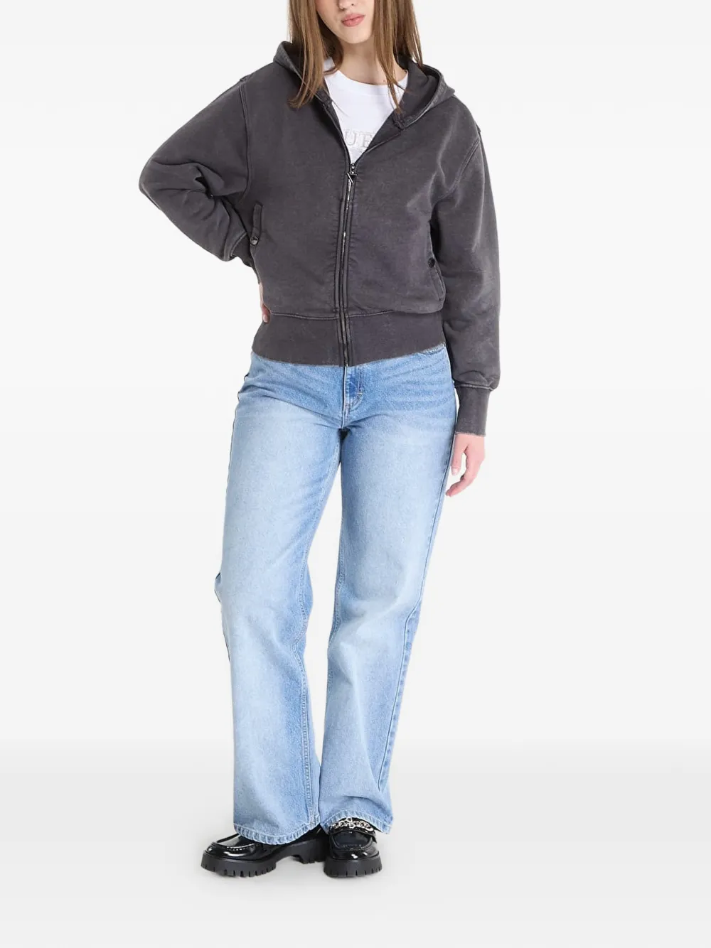 GUESS USA Jack met capuchon Zwart
