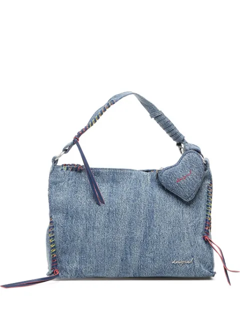 Desigual denim tote bag