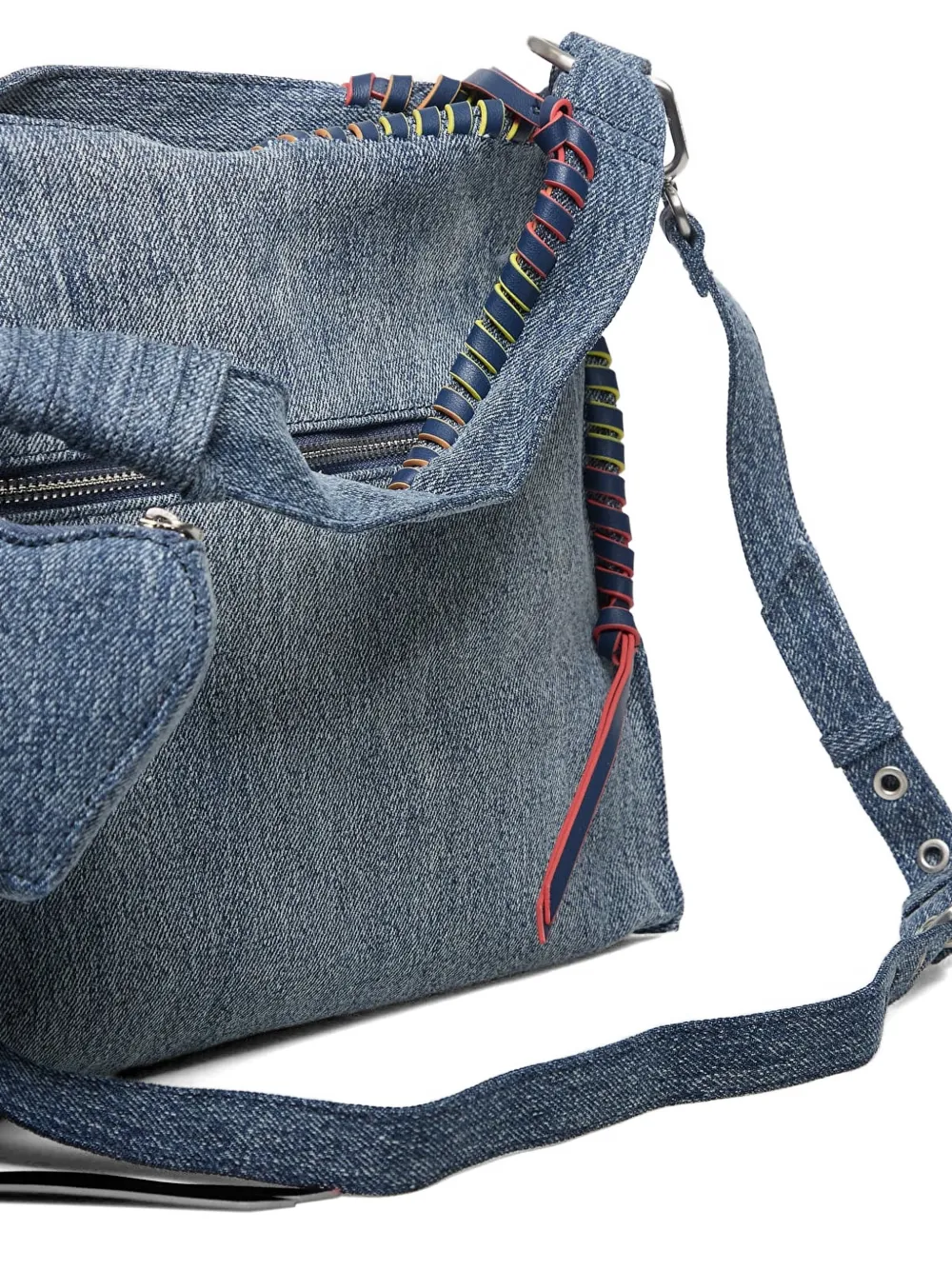 Desigual denim tote bag Blauw