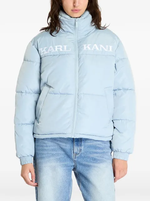 karl kani Retro Essential logo-embroidered puffer jacket