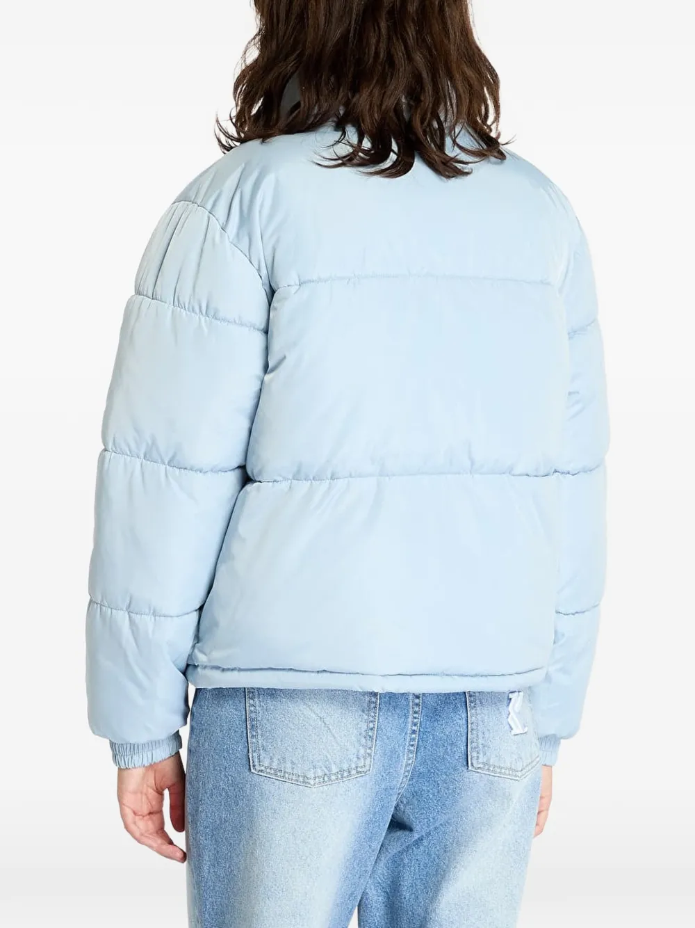 karl kani Retro Essential donsjack met geborduurd logo Blauw