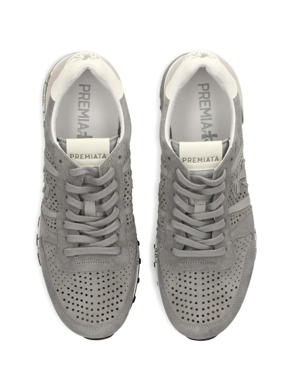 Premiata Eric perforated sneakers Grijs