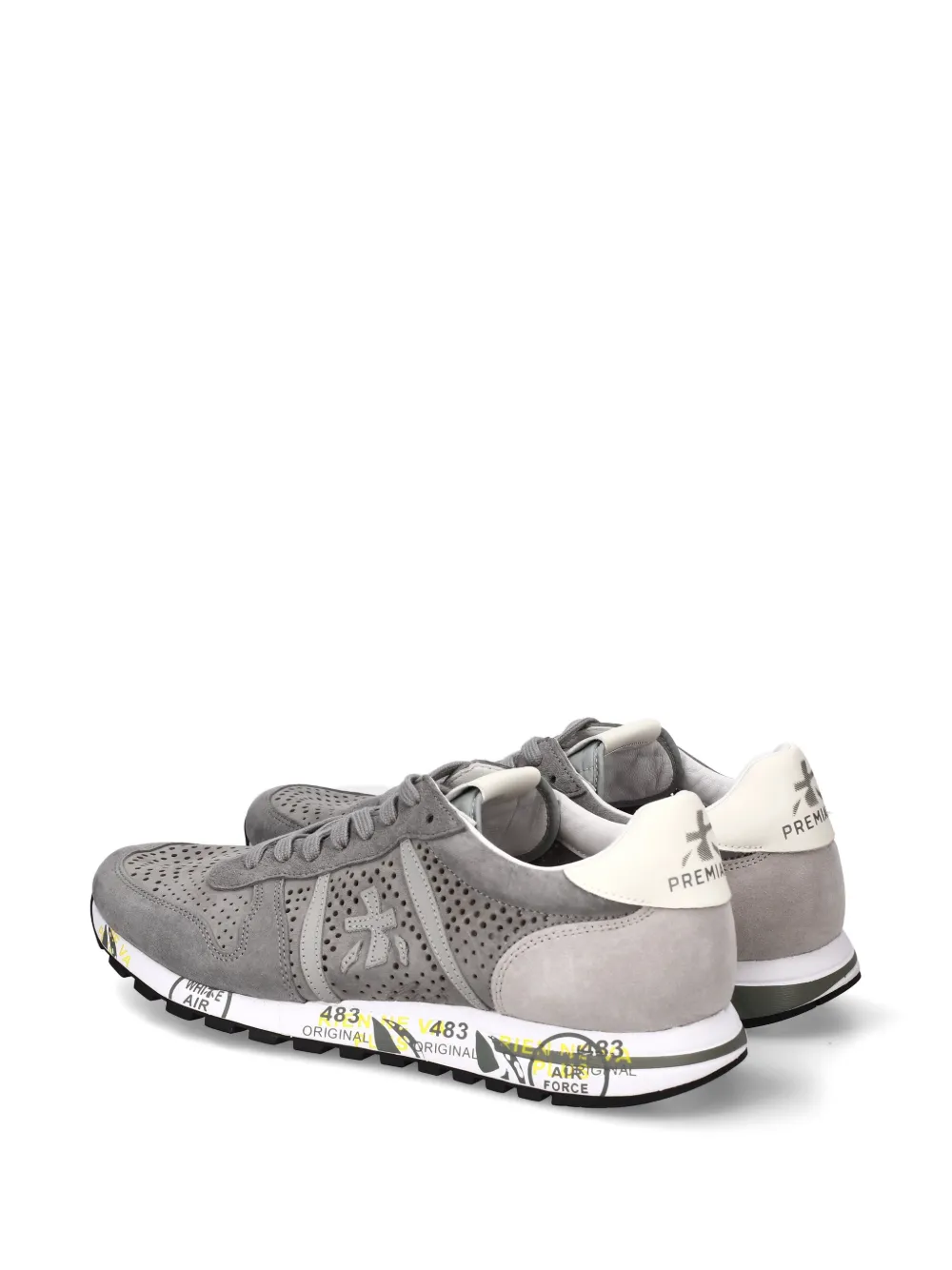 Premiata Eric perforated sneakers Grijs