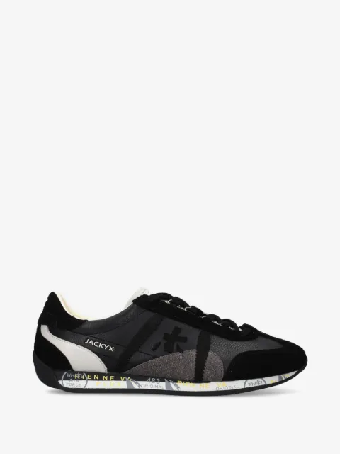 Premiata Jackyx panelled leather sneakers