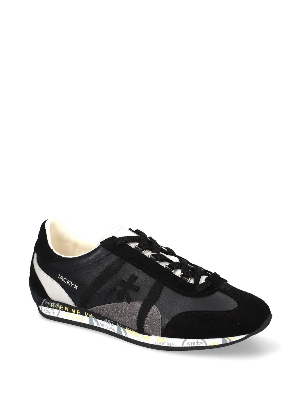Premiata Jackyx leather sneakers Zwart