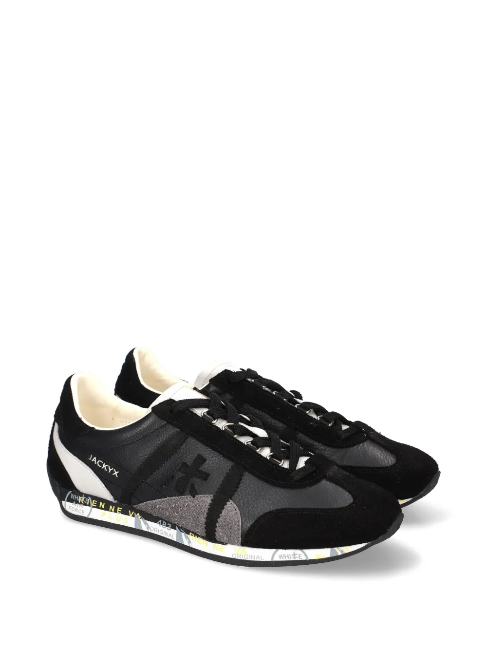 Premiata Jackyx leather sneakers Zwart