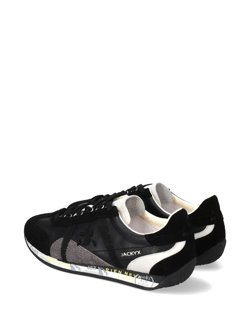 Premiata Jackyx leather sneakers Zwart