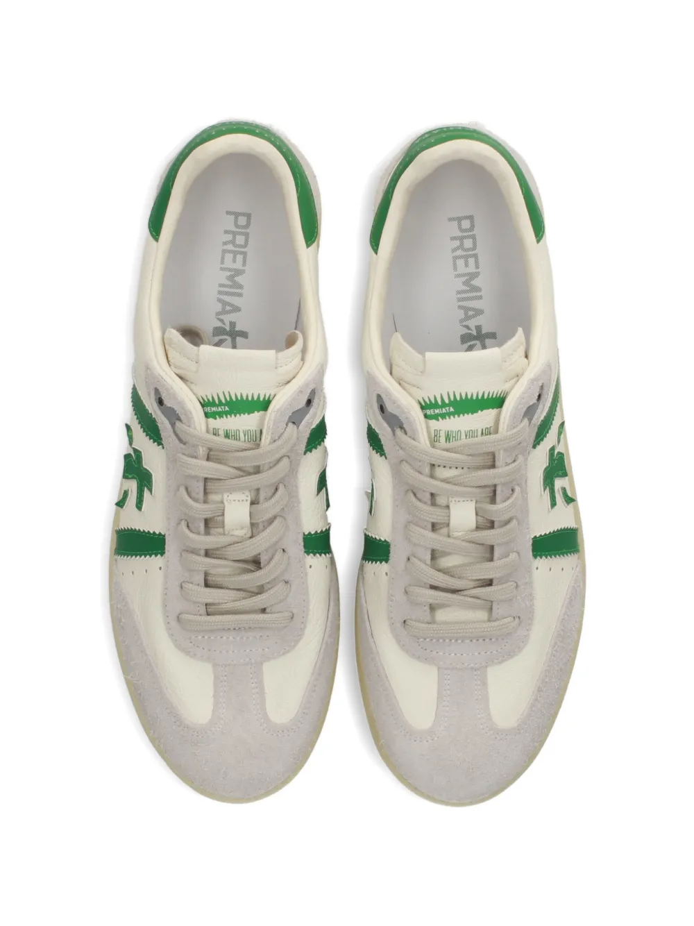 Premiata Bonnie lace-up sneakers Beige