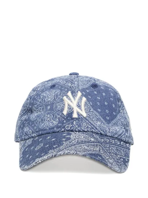 NEW ERA CAP New York Yankees MLB bandana-print embroidered-logo cap
