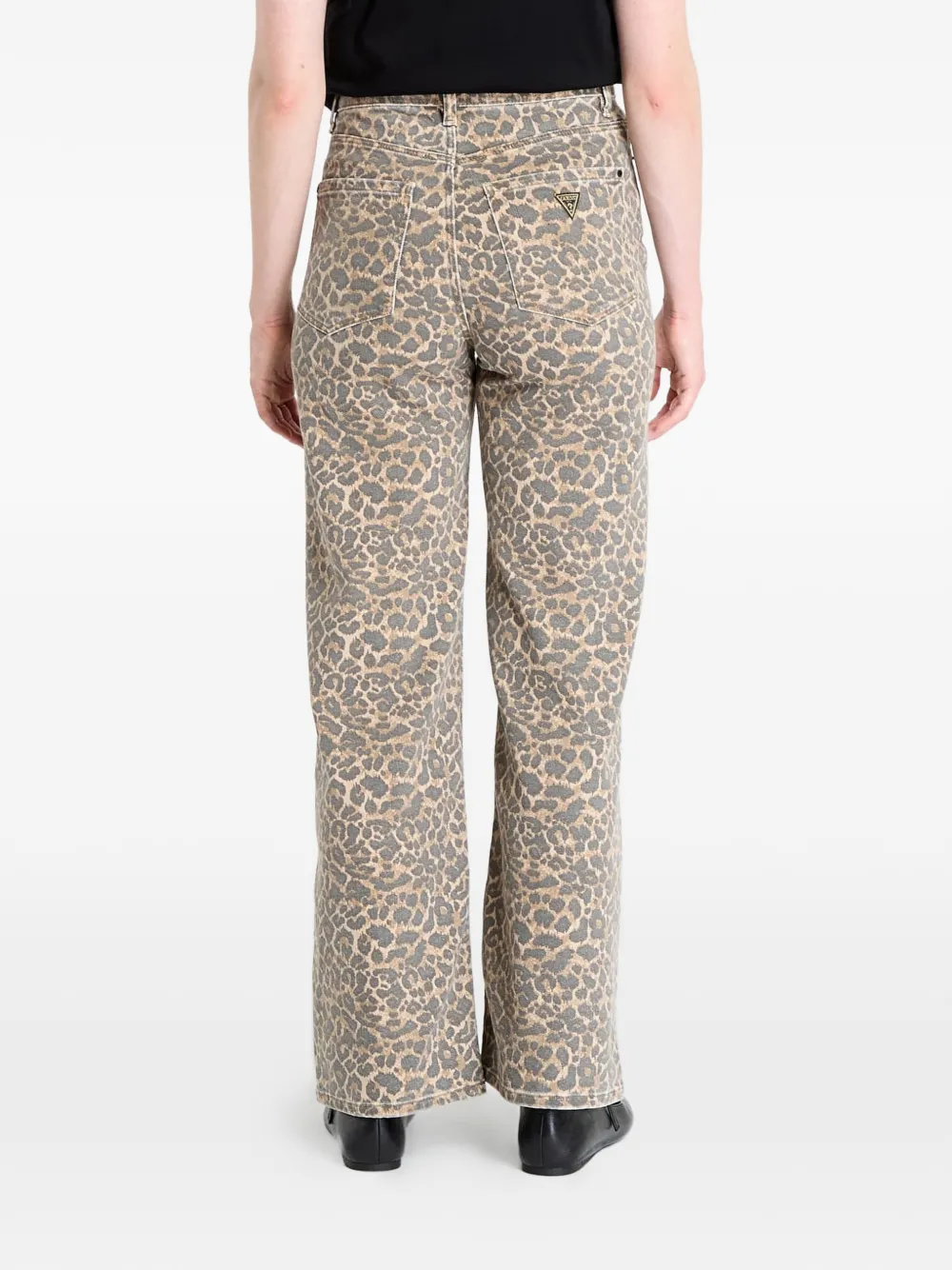  Guess Usa Vaqueros Con Estampado De Leopardo - Neutro 