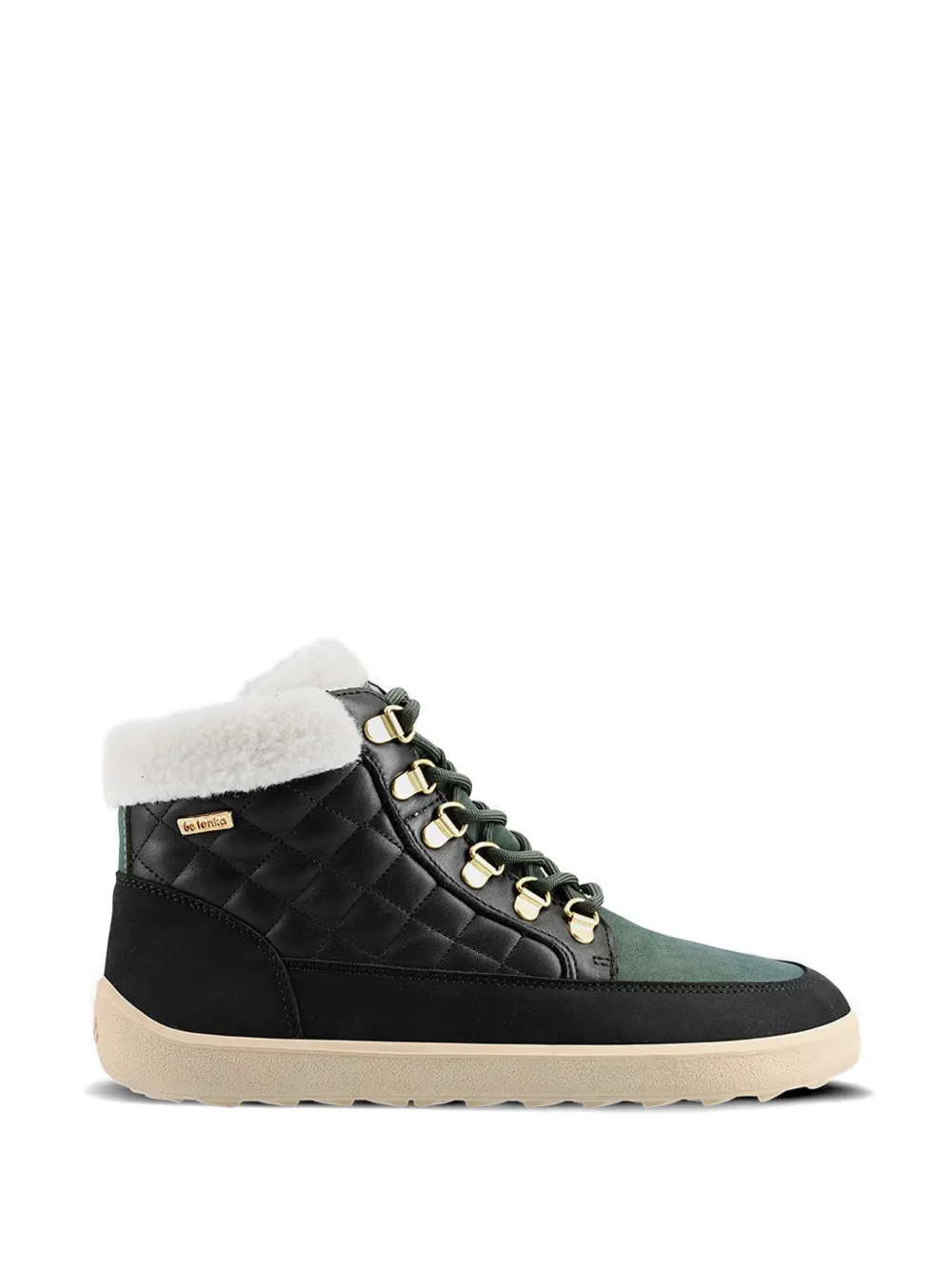 Be Lenka Olivia Quilted Boots In Black