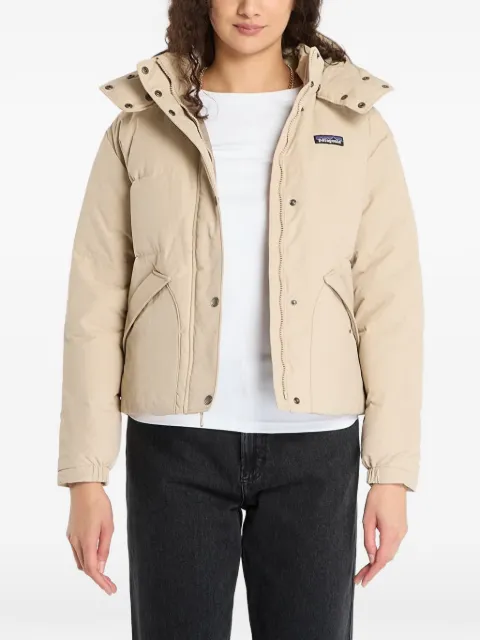 Patagonia padded-design hooded jacket