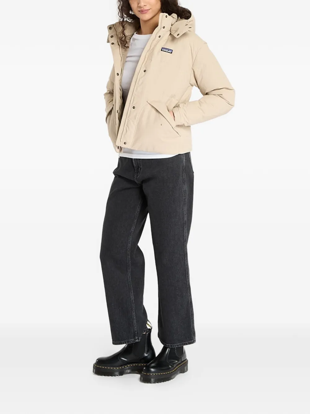 Patagonia Jack met capuchon Beige