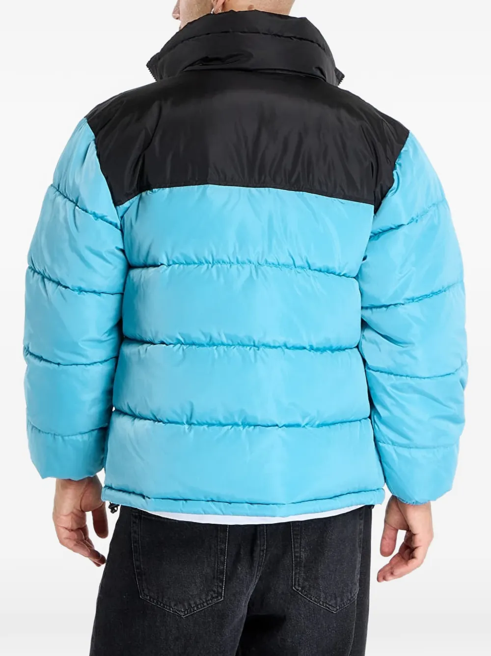 karl kani Gewatteerd jack met logoprint Blauw