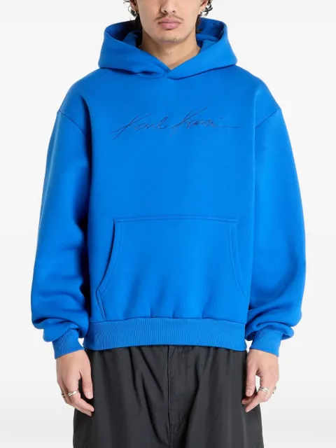 karl kani sudadera con capucha y logo bordado