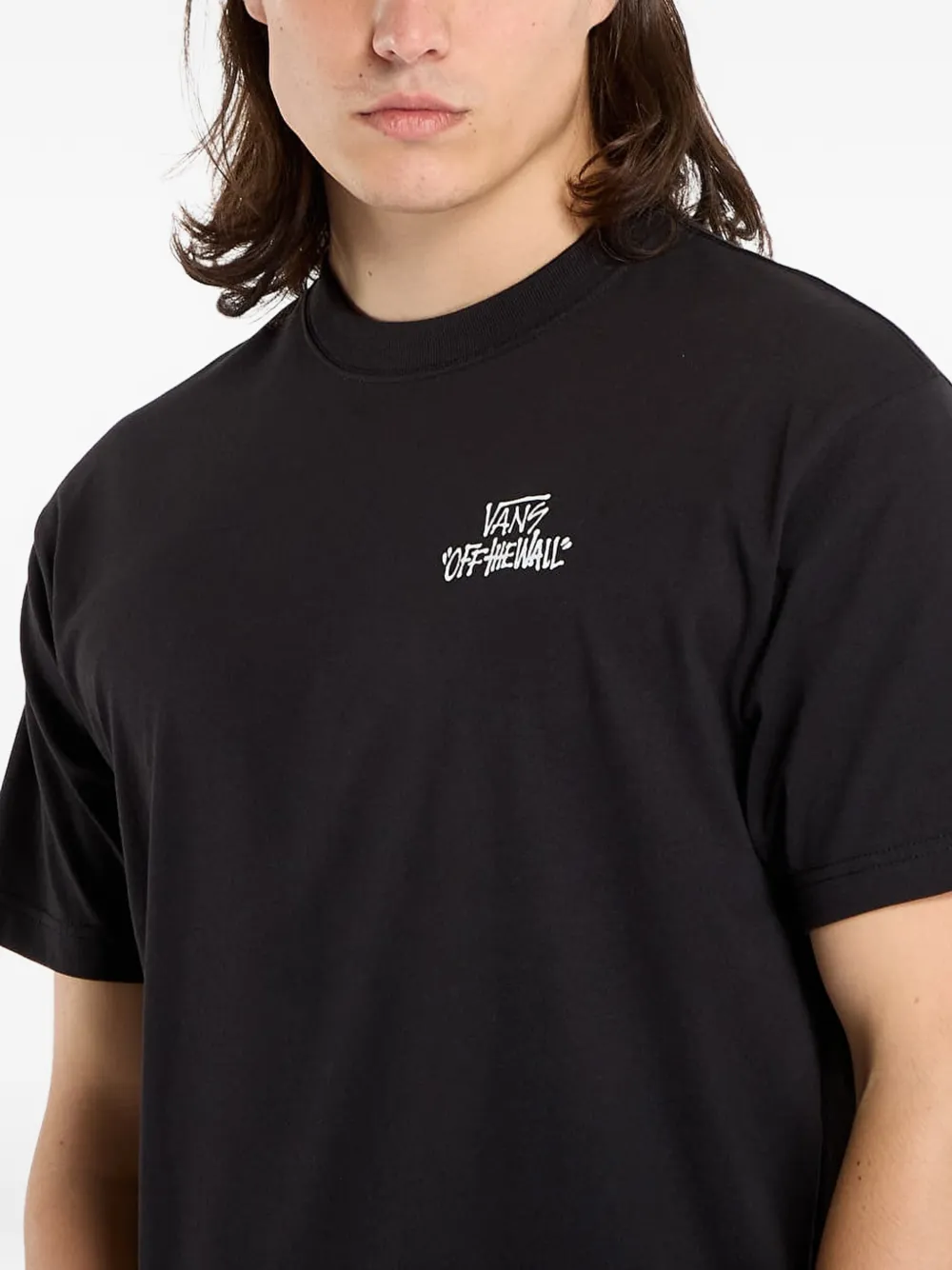 Vans T-shirt met grafische print Zwart