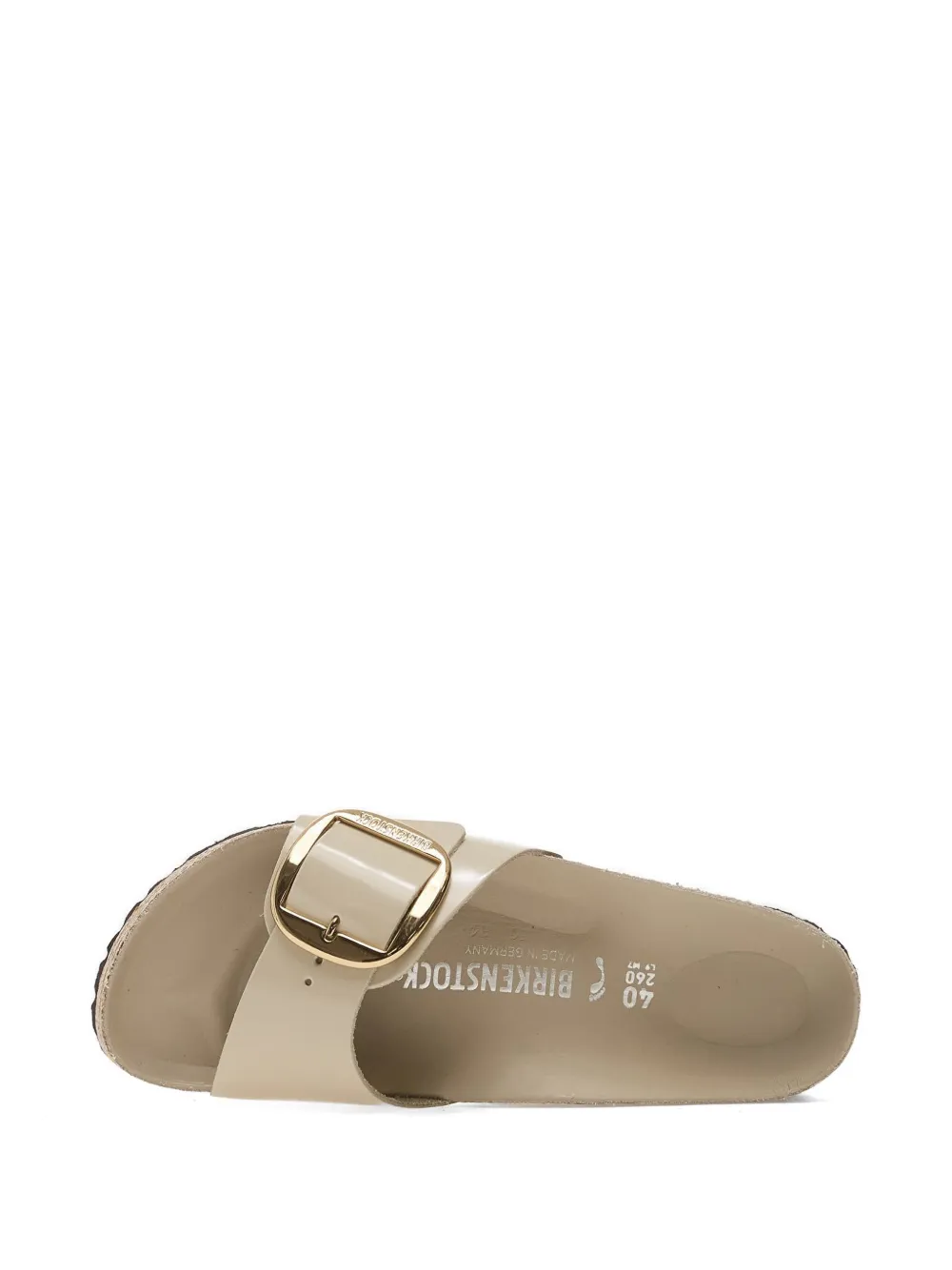Birkenstock Madrid sandalen met gesp Beige