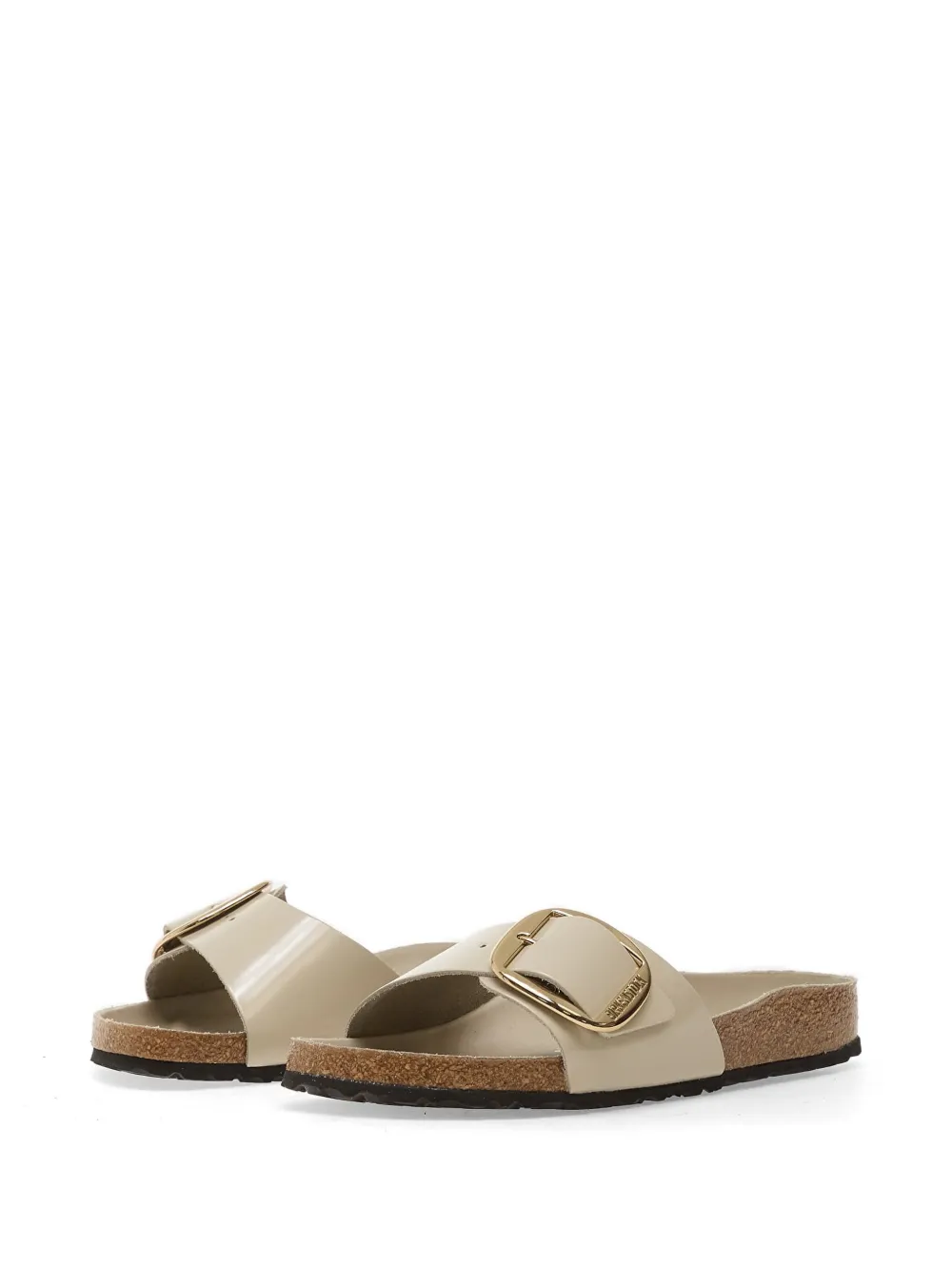 Birkenstock Madrid sandalen met gesp Beige