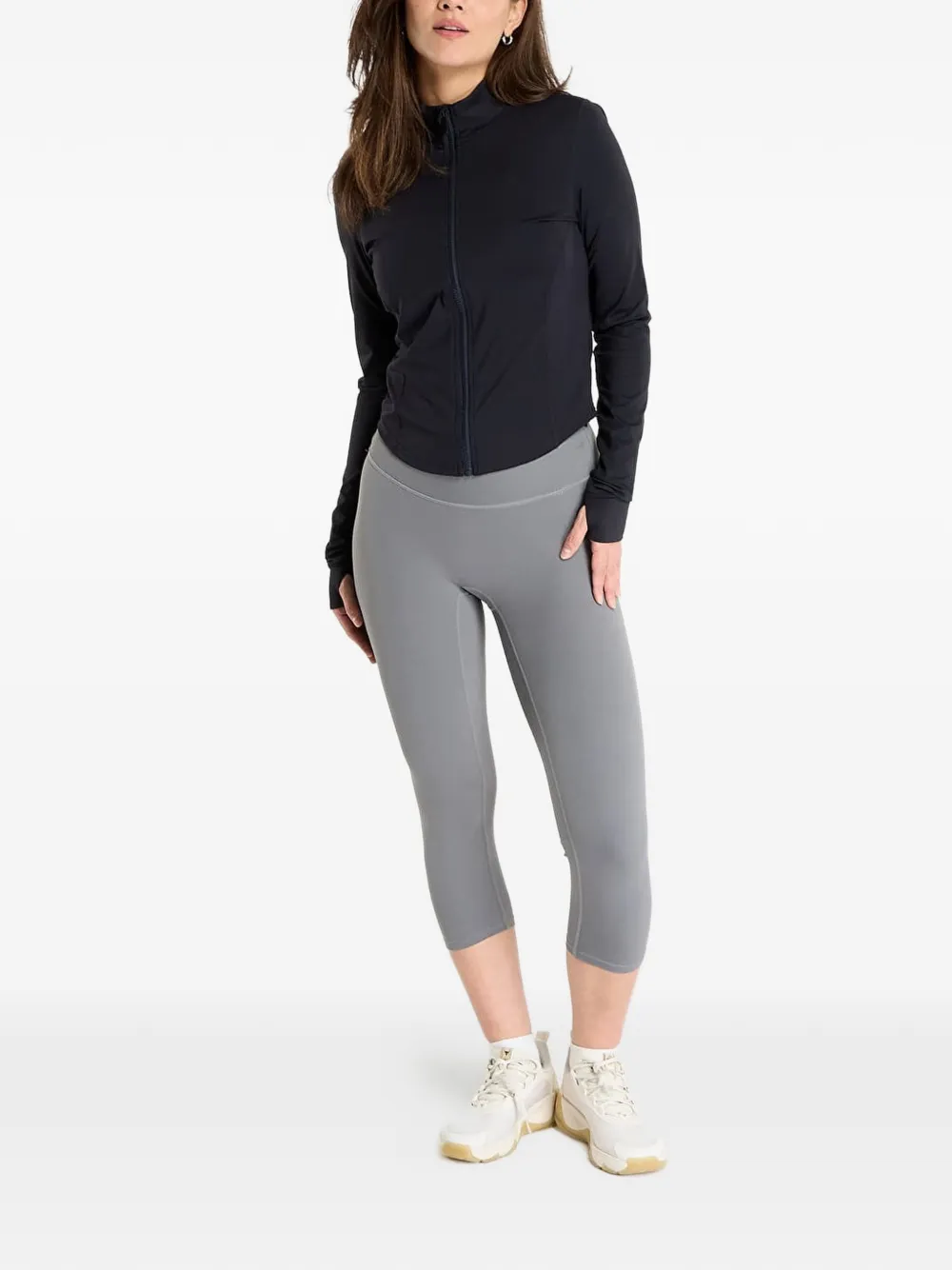 Urban Classics Jack met duimgat en rits Zwart