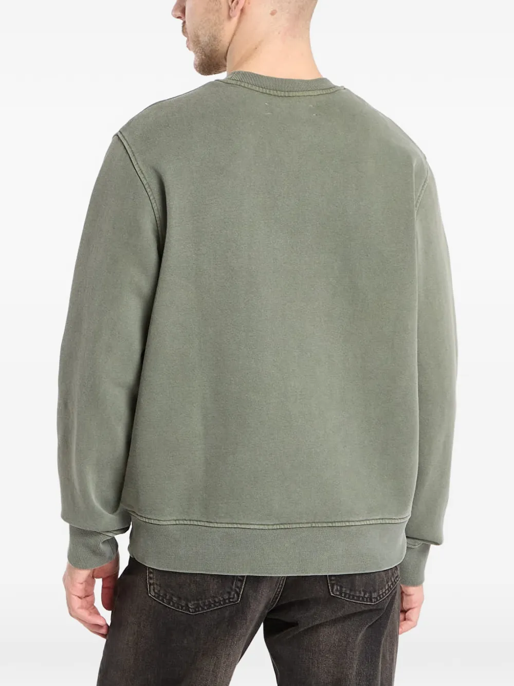 Samsoe & Samsoe Logo-print Sweatshirt In Gray