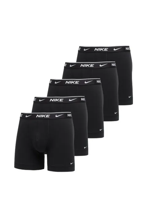 Nike logo-waistband boxer briefs (pack of five)