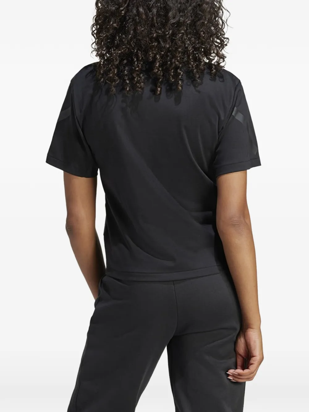 adidas T-shirt met logoprint Zwart
