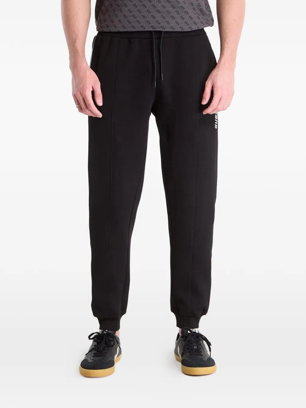 GUESS USA Jogger side-stripe track pants - Nero