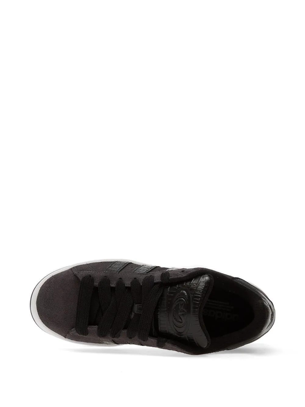 adidas Campus sneakers met krokodillen-reliëf Zwart