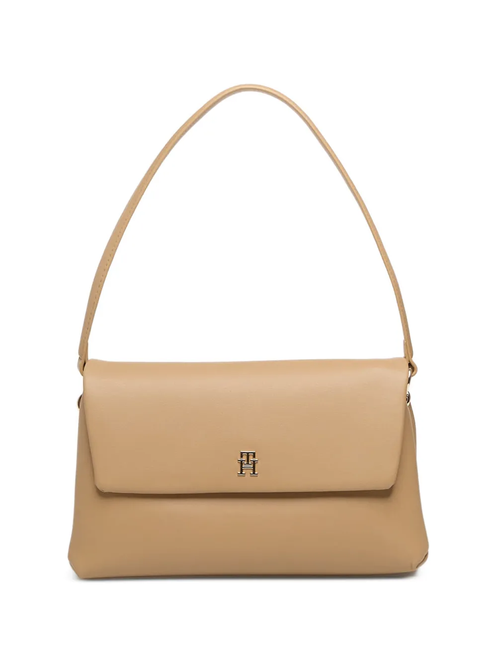 Tommy Hilfiger TH Modern Essential logo-plaque foldover tote bag - Toni neutri