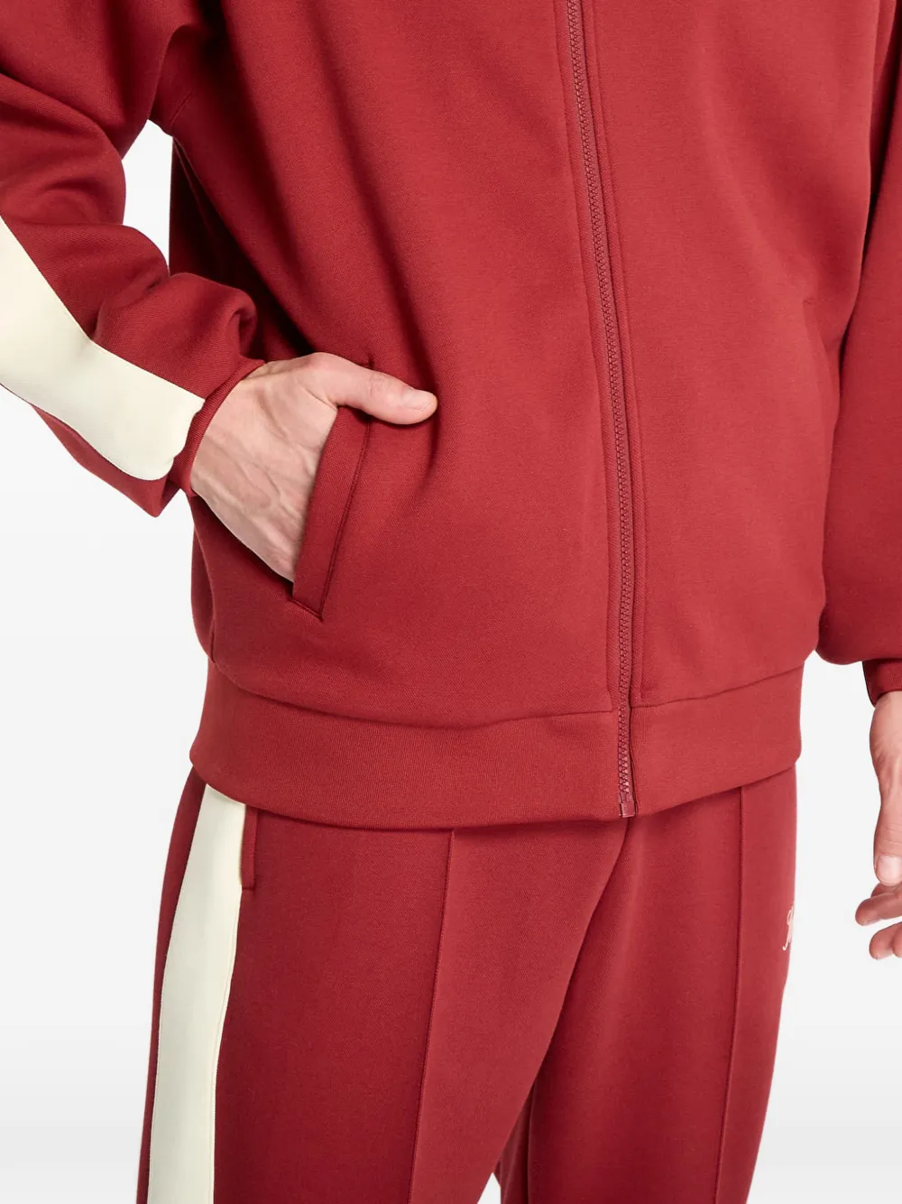 karl kani Sweater met rits Rood