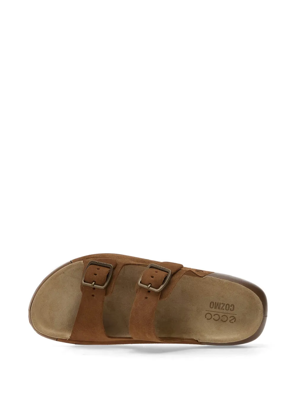 ECCO Cozmo sandalen met dubbele bandjes Bruin