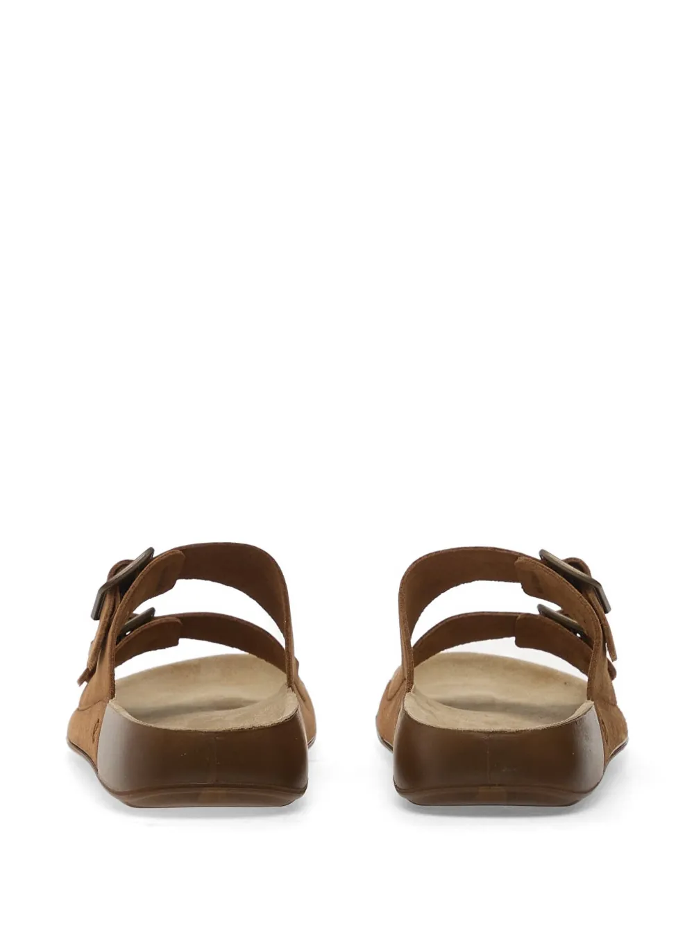 ECCO Cozmo sandalen met dubbele bandjes Bruin