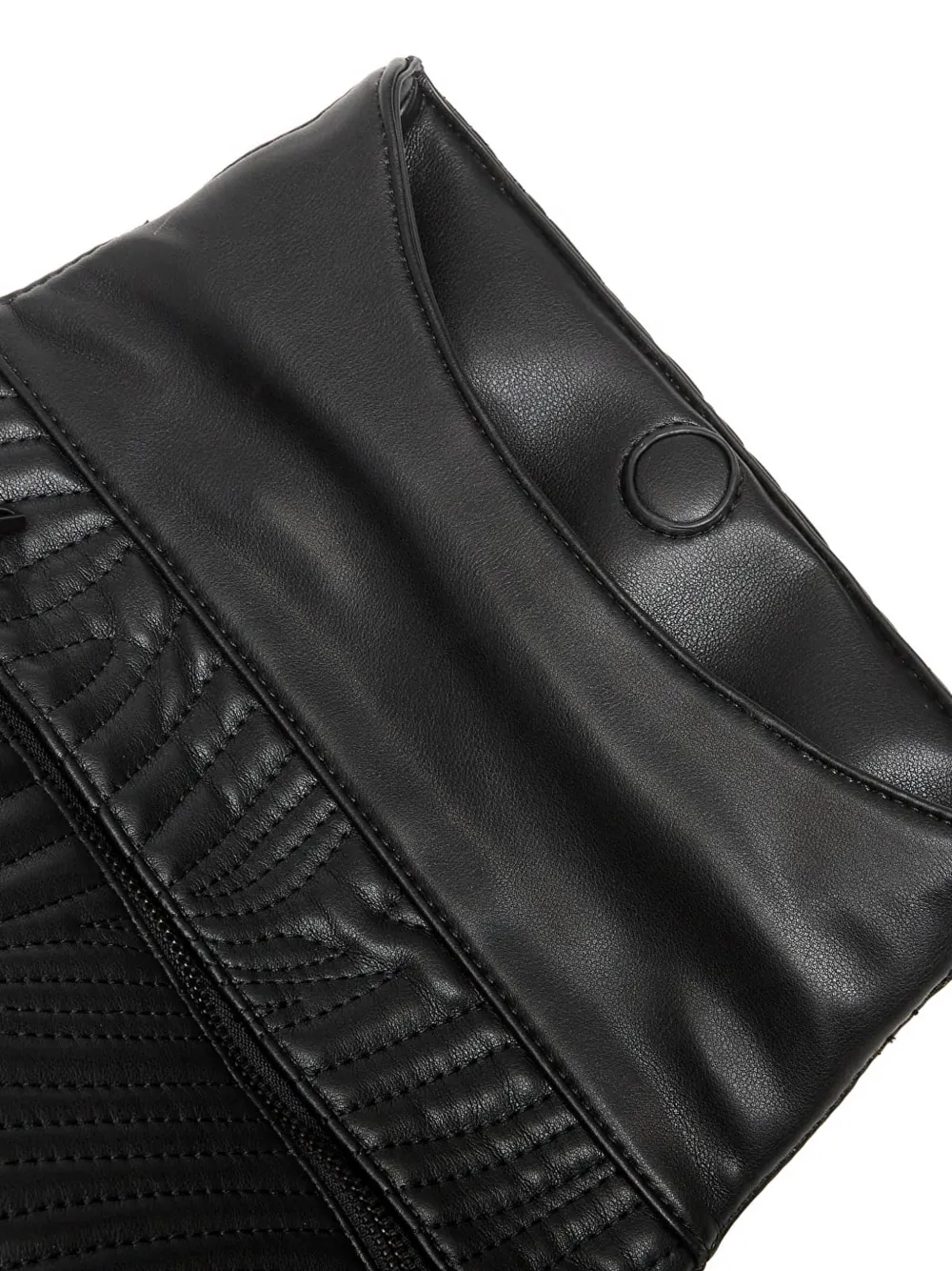 Desigual Gewatteerde shopper met gevlochten handgreep Zwart