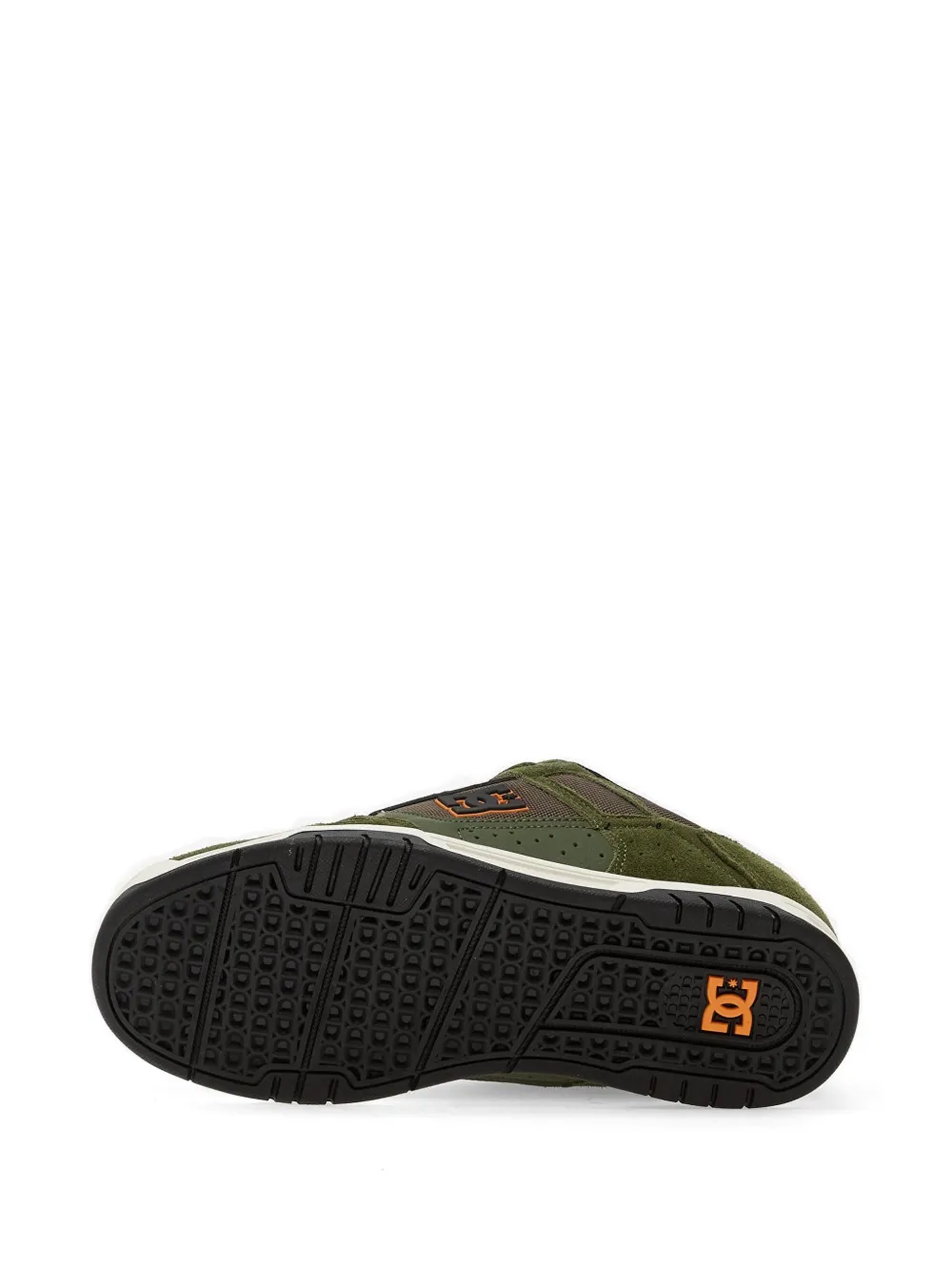 DC Shoes Sneakers met suède vlakken Groen