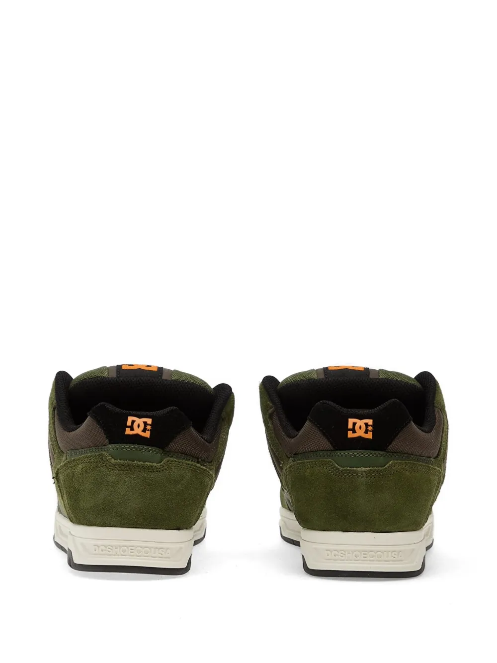 DC Shoes Sneakers met suède vlakken Groen