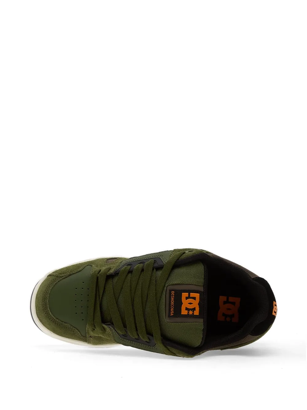 DC Shoes Sneakers met suède vlakken Groen