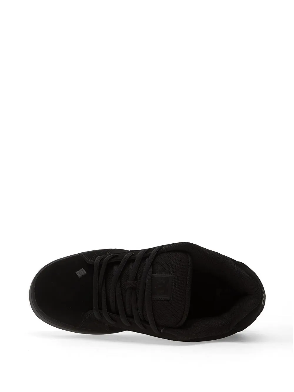 DC Shoes Net suède sneakers met logopatch Zwart